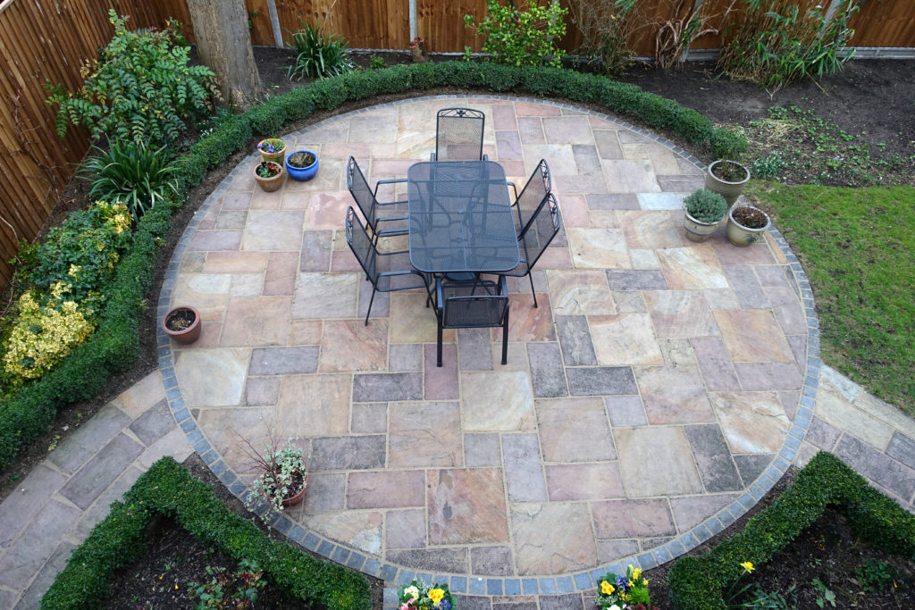 Garden,Patio,From,Above