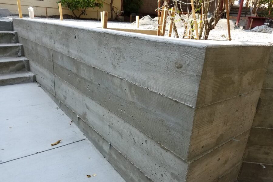 Garden and Retaining Walls