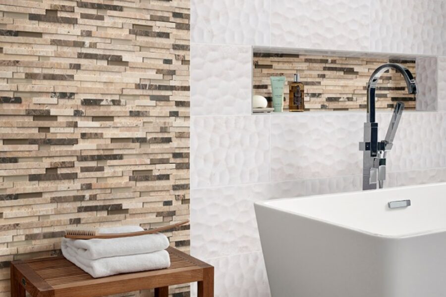 Creating a Modern Theme with Porcelian Tile