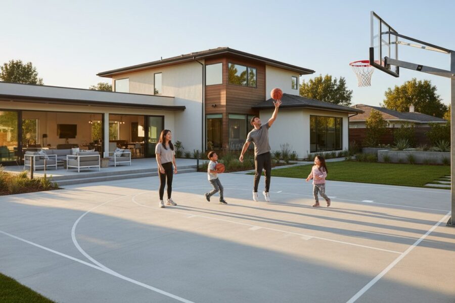 Building a Concrete Basketball Court: A Complete Homeowner’s Guide