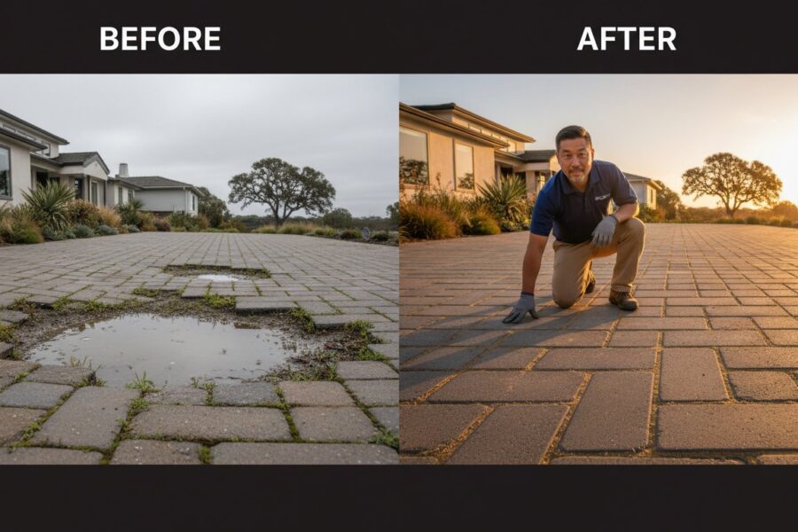 Paver Driveway Repair in Redwood City: The 2026 Restoration Guide