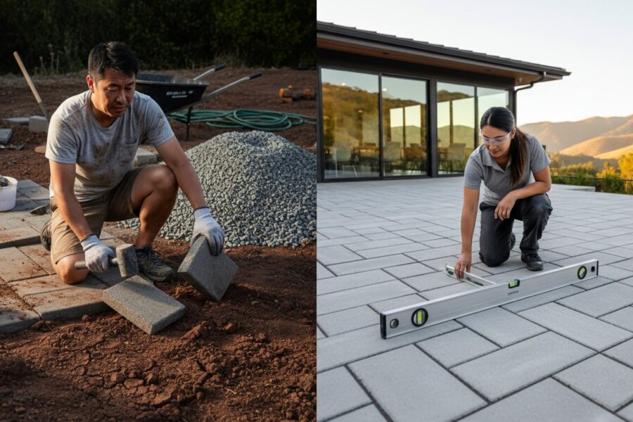 DIY Pavers vs. Professional Installation: A Bay Area Homeowner’s Guide