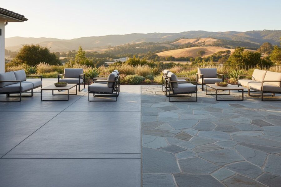 Stamped Concrete vs. Natural Stone: Which Is Best for Your Bay Area Home?