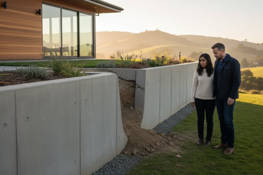 7 Critical Retaining Wall Failure Signs: A Bay Area Homeowner’s Guide