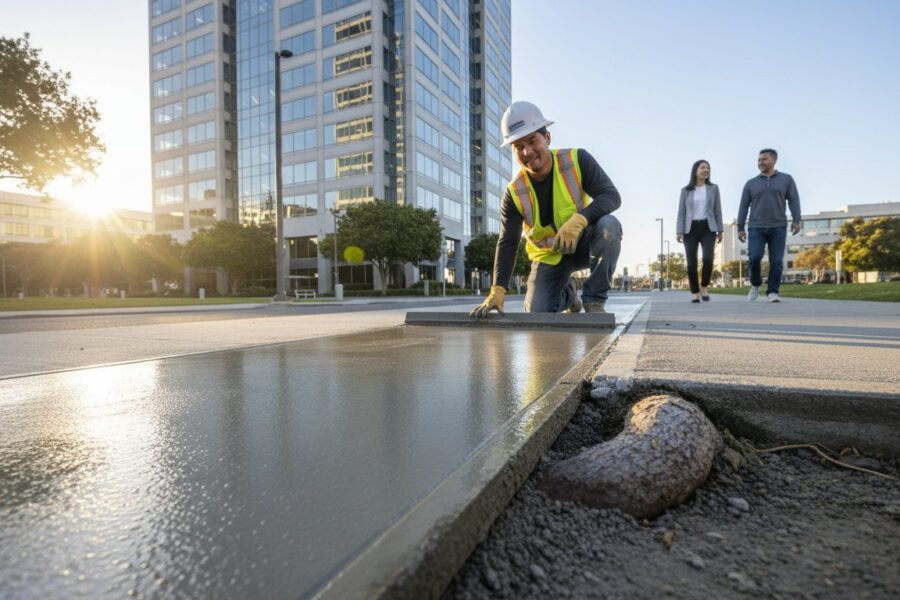 Commercial Concrete Sidewalk Repair: Managing Liability and Safety in the Bay Area